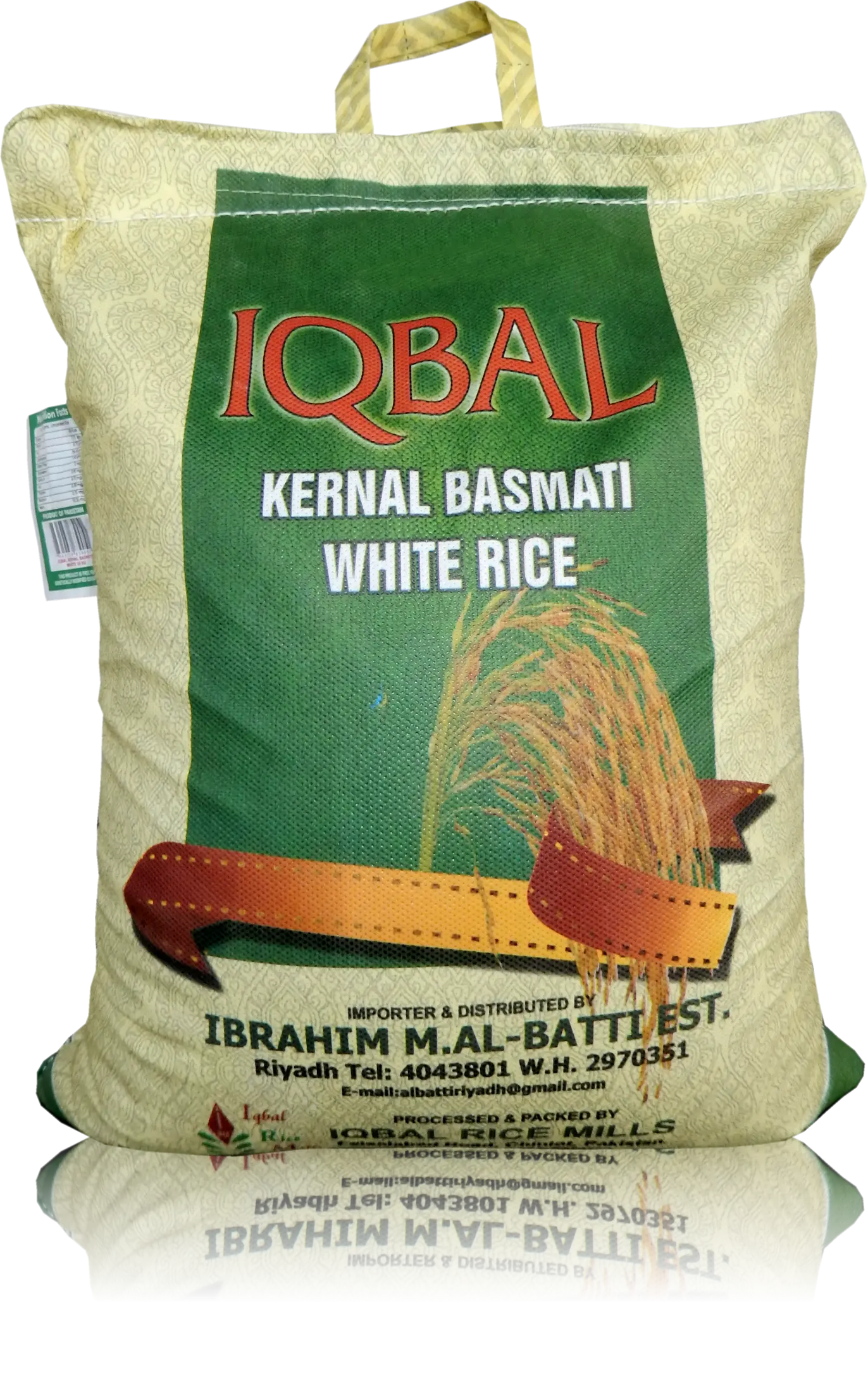 IQBAL WHITE BASMATI RICE - 10 Kg