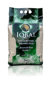 IQBAL Steamed Kernal Basmati Rice - 5 Kg